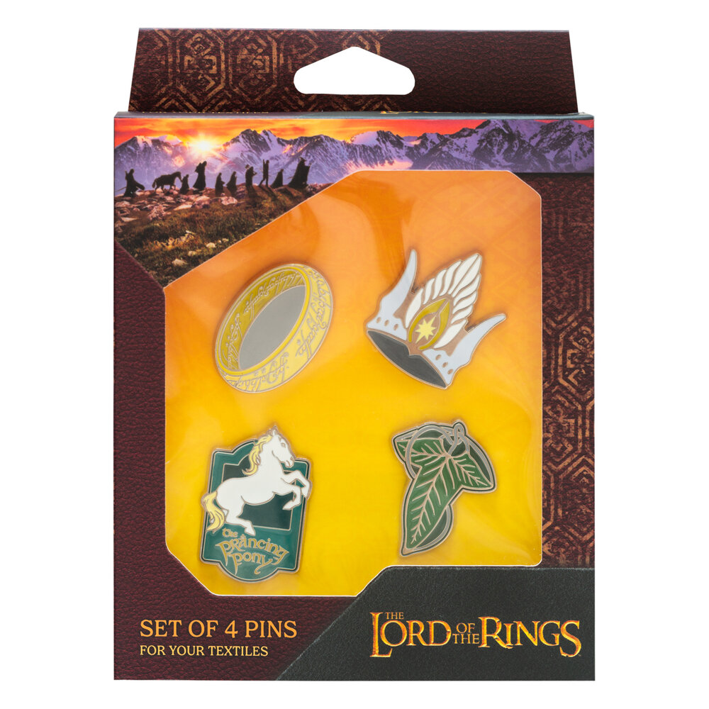 Grupo Erik Lord of the Rings Set of 4 Pins Grupo Erik Lord of the Rings Set of 4 Pins