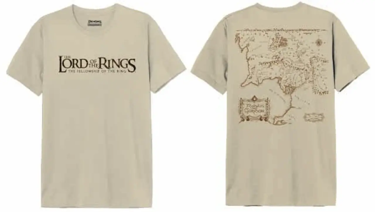 Cotton Division Lord of the Rings Gondor Map T-Shirt Cotton Division Lord of the Rings Gondor Map T-Shirt