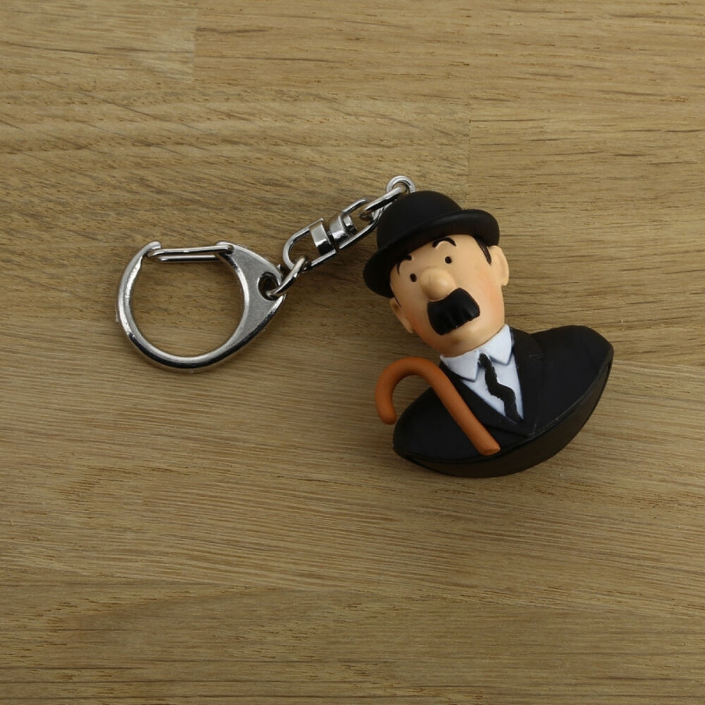 Tintinimaginatio Tintin PVC Keychain Bust Thompson Tintinimaginatio Tintin PVC Keychain Bust Thompson