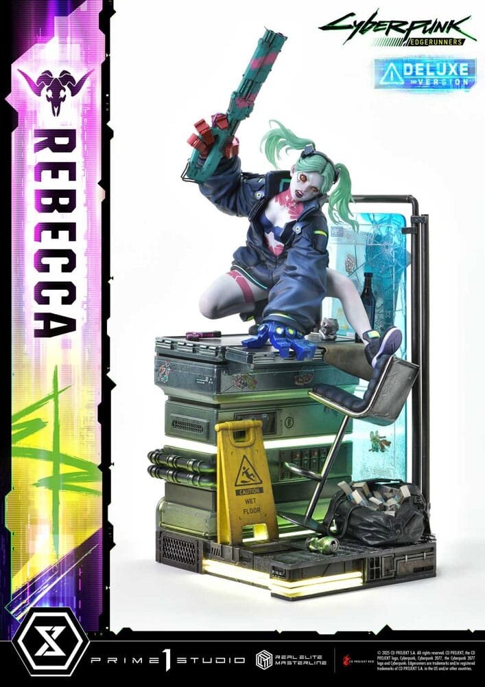 Prime 1 Studio Cyberpunk: Edgerunners Real Elite Masterline Series Statue 1/4 Rebecca Deluxe Version 54 cm Prime 1 Studio Cyberpunk: Edgerunners Real Elite Masterline Series Statue 1/4 Rebecca Deluxe Version 54 cm