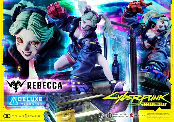 Prime 1 Studio Cyberpunk: Edgerunners Real Elite Masterline Series Statue 1/4 Rebecca Deluxe Version 54 cm Prime 1 Studio Cyberpunk: Edgerunners Real Elite Masterline Series Statue 1/4 Rebecca Deluxe Version 54 cm