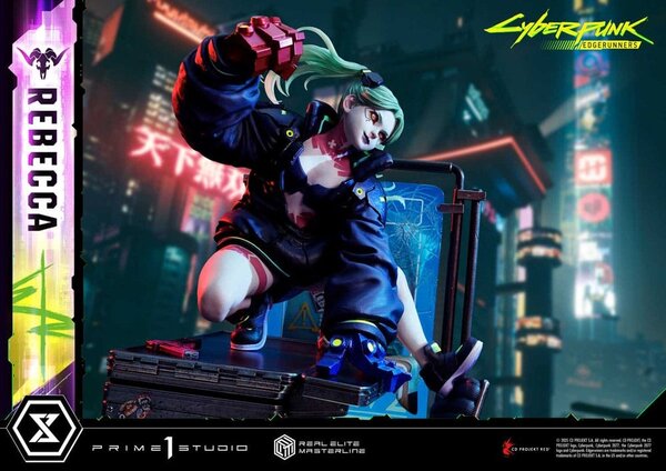 Prime 1 Studio Cyberpunk: Edgerunners Real Elite Masterline Series Statue 1/4 Rebecca Deluxe Bonus Version 54 cm Prime 1 Studio Cyberpunk: Edgerunners Real Elite Masterline Series Statue 1/4 Rebecca Deluxe Bonus Version 54 cm