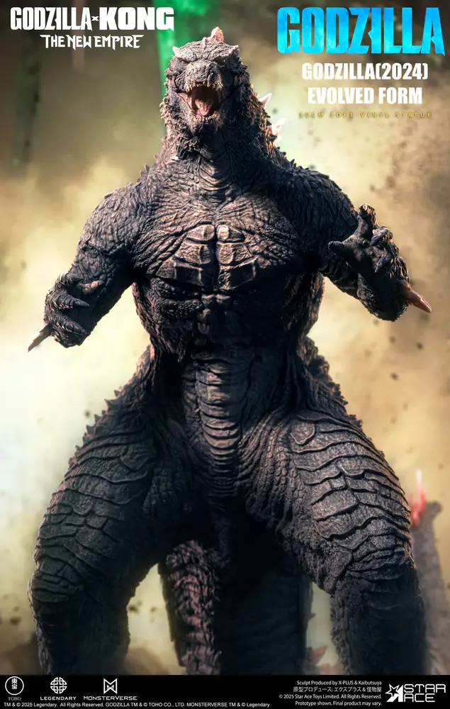 Star Ace Toys Godzilla vs. Kong: The New Empire Soft Vinyl Statue Godzilla (2024) Evolved 30 cm Star Ace Toys Godzilla vs. Kong: The New Empire Soft Vinyl Statue Godzilla (2024) Evolved 30 cm