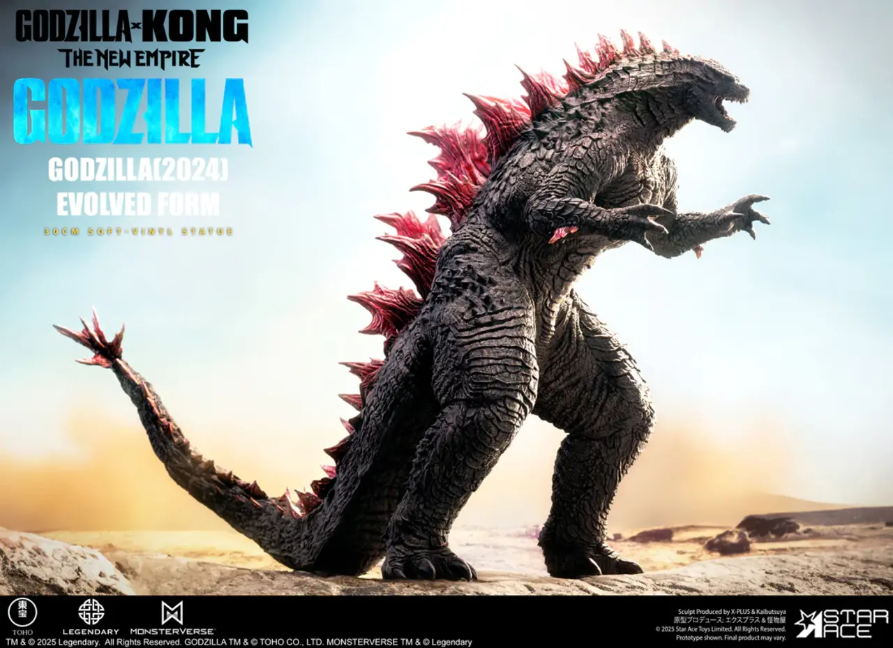 Star Ace Toys Godzilla vs. Kong: The New Empire Soft Vinyl Statue Godzilla (2024) Evolved Deluxe Version 30 cm Star Ace Toys Godzilla vs. Kong: The New Empire Soft Vinyl Statue Godzilla (2024) Evolved Deluxe Version 30 cm