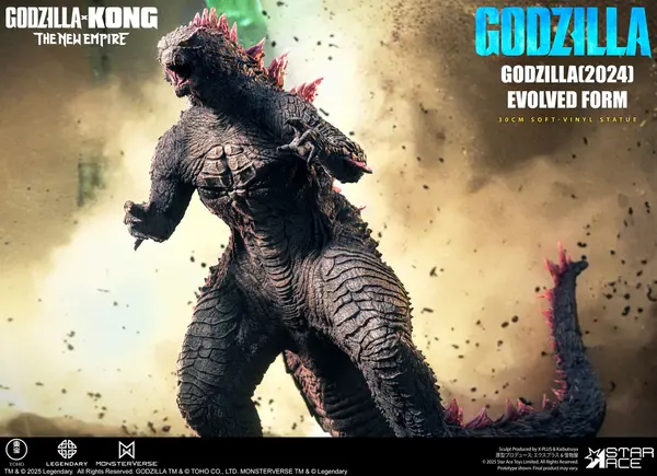 Star Ace Toys Godzilla vs. Kong: The New Empire Soft Vinyl Statue Godzilla (2024) Evolved Deluxe Version 30 cm Star Ace Toys Godzilla vs. Kong: The New Empire Soft Vinyl Statue Godzilla (2024) Evolved Deluxe Version 30 cm