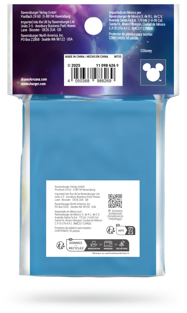 Ravensburger Disney Lorcana: Mulan Card Sleeves (65x)