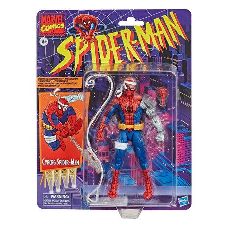 Hasbro Spider-Man Marvel Retro Collection Action Figure Cyborg Spider-Man 15 cm Hasbro Spider-Man Marvel Retro Collection Action Figure Cyborg Spider-Man 15 cm