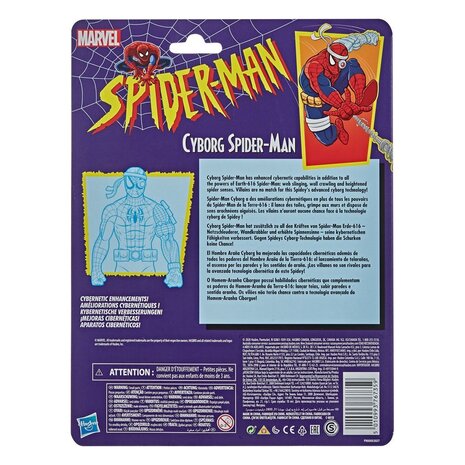 Hasbro Spider-Man Marvel Retro Collection Action Figure Cyborg Spider-Man 15 cm Hasbro Spider-Man Marvel Retro Collection Action Figure Cyborg Spider-Man 15 cm