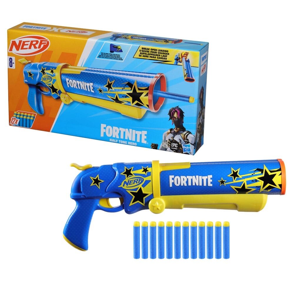 Hasbro Fortnite NERF Half Tone Hero Blaster Hasbro Fortnite NERF Half Tone Hero Blaster