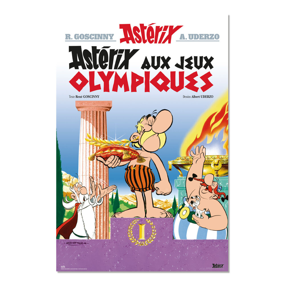 Grupo Erik Asterix aux Jeux Olympiques 61 x 91 cm Grupo Erik Asterix aux Jeux Olympiques 61 x 91 cm