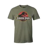 Cotton Division Jurassic Park Vintage Logo Kaki T-Shirt Cotton Division Jurassic Park Vintage Logo Kaki T-Shirt