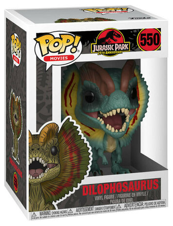 Funko Jurassic Park POP! Movies Vinyl Figure Dilophosaurus #550 Funko Jurassic Park POP! Movies Vinyl Figure Dilophosaurus #550