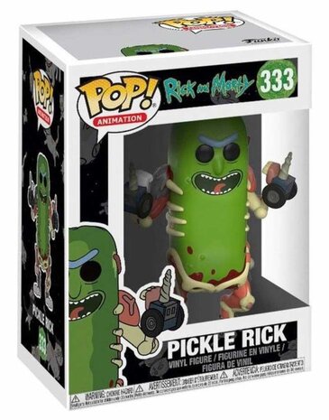 Funko Rick and Morty POP! Animation Vinyl Figure Pickle Rick with Laser #332 Funko Rick and Morty POP! Animation Vinyl Figure Pickle Rick with Laser #332