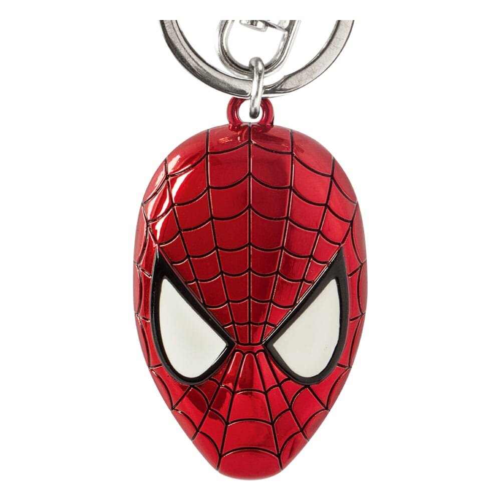 Marvel Spider-Man Head Metal Keychain Marvel Spider-Man Head Metal Keychain