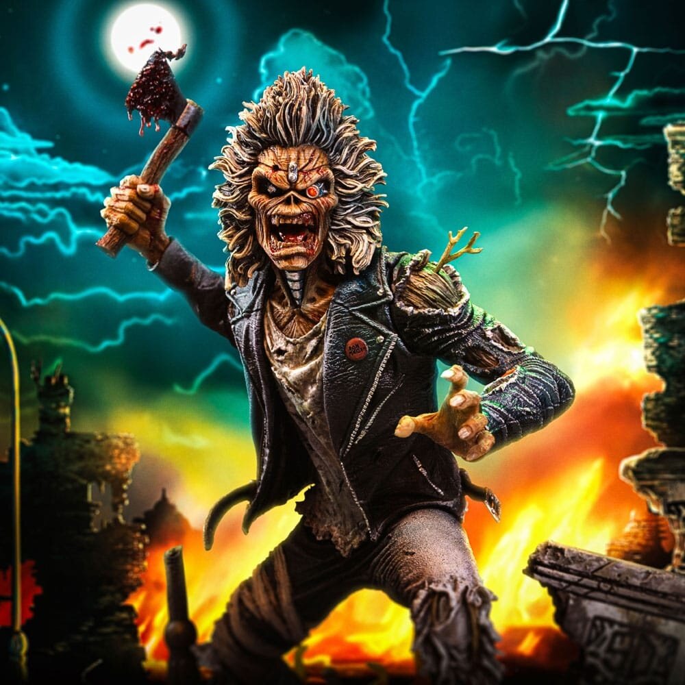 Iron Studios Iron Maiden Art Scale Statue 1/10 Eddie 50th Year Anniversary 22 cm Iron Studios Iron Maiden Art Scale Statue 1/10 Eddie 50th Year Anniversary 22 cm