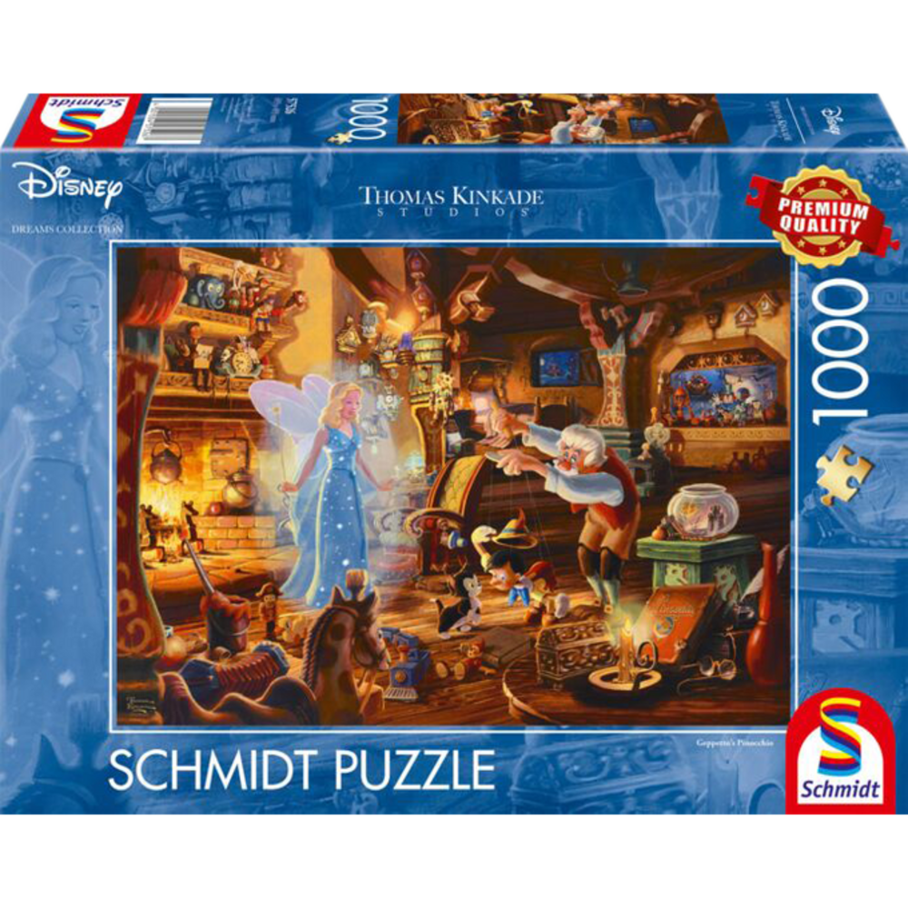 Schmidt Disney Dreams Puzzel Pinokkio (1000 stukken) Schmidt Disney Dreams Puzzel Pinokkio (1000 stukken)