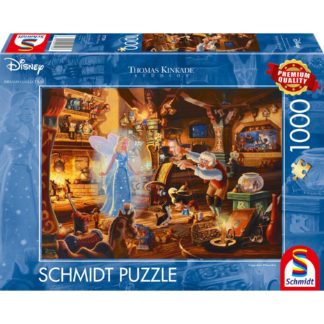 Schmidt Disney Dreams Puzzel Pinokkio (1000 stukken) Schmidt Disney Dreams Puzzel Pinokkio (1000 stukken)