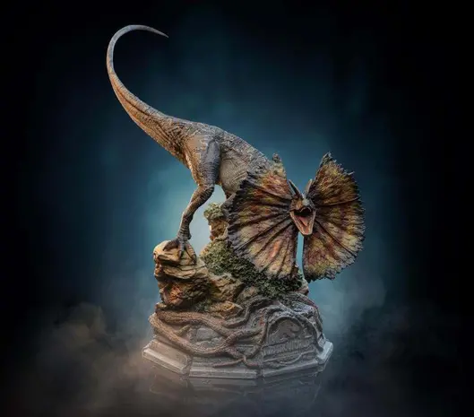 Iron Studios Jurassic World Art Scale Statue 1/10 Dilophosaurus 13 cm Iron Studios Jurassic World Art Scale Statue 1/10 Dilophosaurus 13 cm