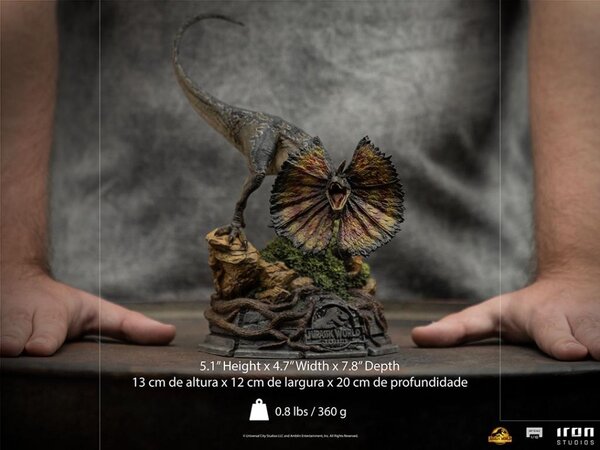 Iron Studios Jurassic World Art Scale Statue 1/10 Dilophosaurus 13 cm Iron Studios Jurassic World Art Scale Statue 1/10 Dilophosaurus 13 cm