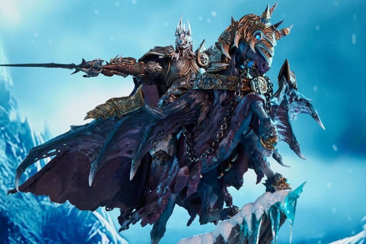 HEX Collectibles World of Warcraft Statue The Lich King & Invincible 68 cm HEX Collectibles World of Warcraft Statue The Lich King & Invincible 68 cm