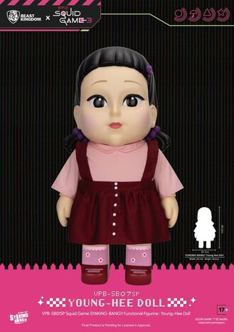 Beast Kingdom Squid Game Syaking Bang FigureYoung-Hee Doll Season 3 48 cm Beast Kingdom Squid Game Syaking Bang FigureYoung-Hee Doll Season 3 48 cm