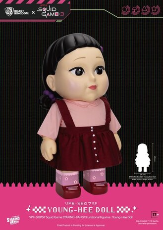 Beast Kingdom Squid Game Syaking Bang FigureYoung-Hee Doll Season 3 48 cm Beast Kingdom Squid Game Syaking Bang FigureYoung-Hee Doll Season 3 48 cm