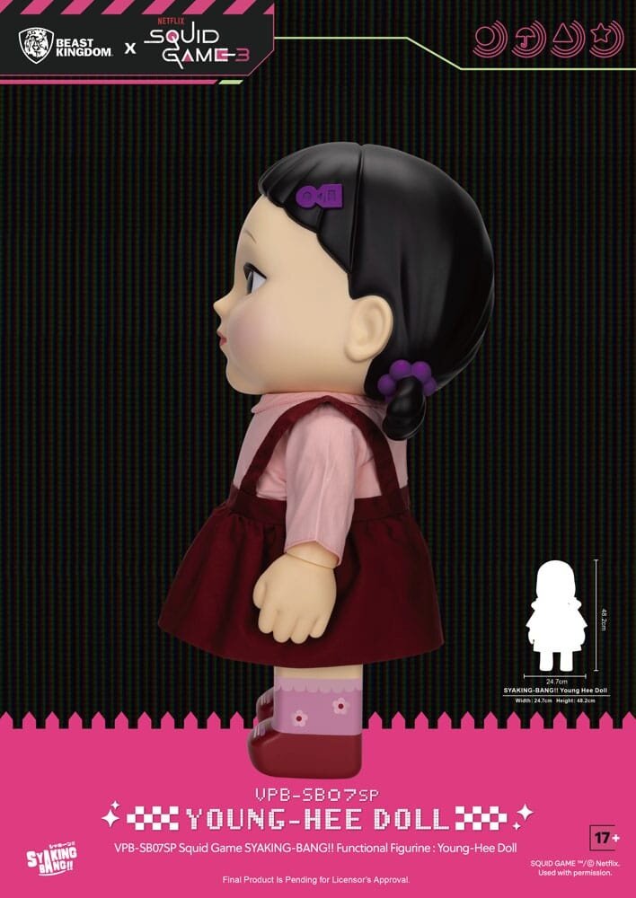 Beast Kingdom Squid Game Syaking Bang FigureYoung-Hee Doll Season 3 48 cm Beast Kingdom Squid Game Syaking Bang FigureYoung-Hee Doll Season 3 48 cm