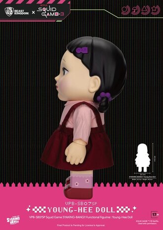 Beast Kingdom Squid Game Syaking Bang FigureYoung-Hee Doll Season 3 48 cm Beast Kingdom Squid Game Syaking Bang FigureYoung-Hee Doll Season 3 48 cm