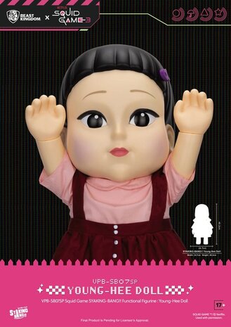 Beast Kingdom Squid Game Syaking Bang FigureYoung-Hee Doll Season 3 48 cm Beast Kingdom Squid Game Syaking Bang FigureYoung-Hee Doll Season 3 48 cm