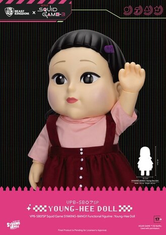 Beast Kingdom Squid Game Syaking Bang FigureYoung-Hee Doll Season 3 48 cm Beast Kingdom Squid Game Syaking Bang FigureYoung-Hee Doll Season 3 48 cm