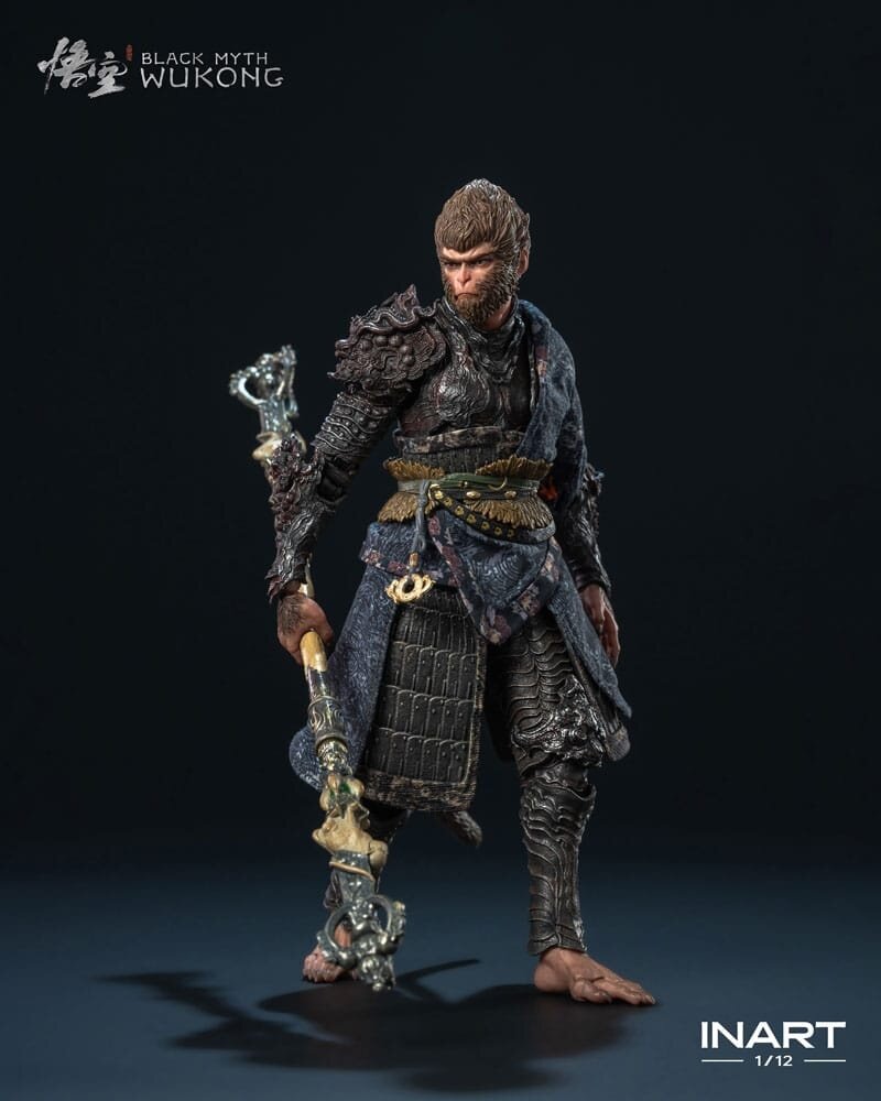 Inart Black Myth: Wukong Action Figure 1/12 The Destined One in the Bronze Armor Set Deluxe Ver. 16 cm Inart Black Myth: Wukong Action Figure 1/12 The Destined One in the Bronze Armor Set Deluxe Ver. 16 cm