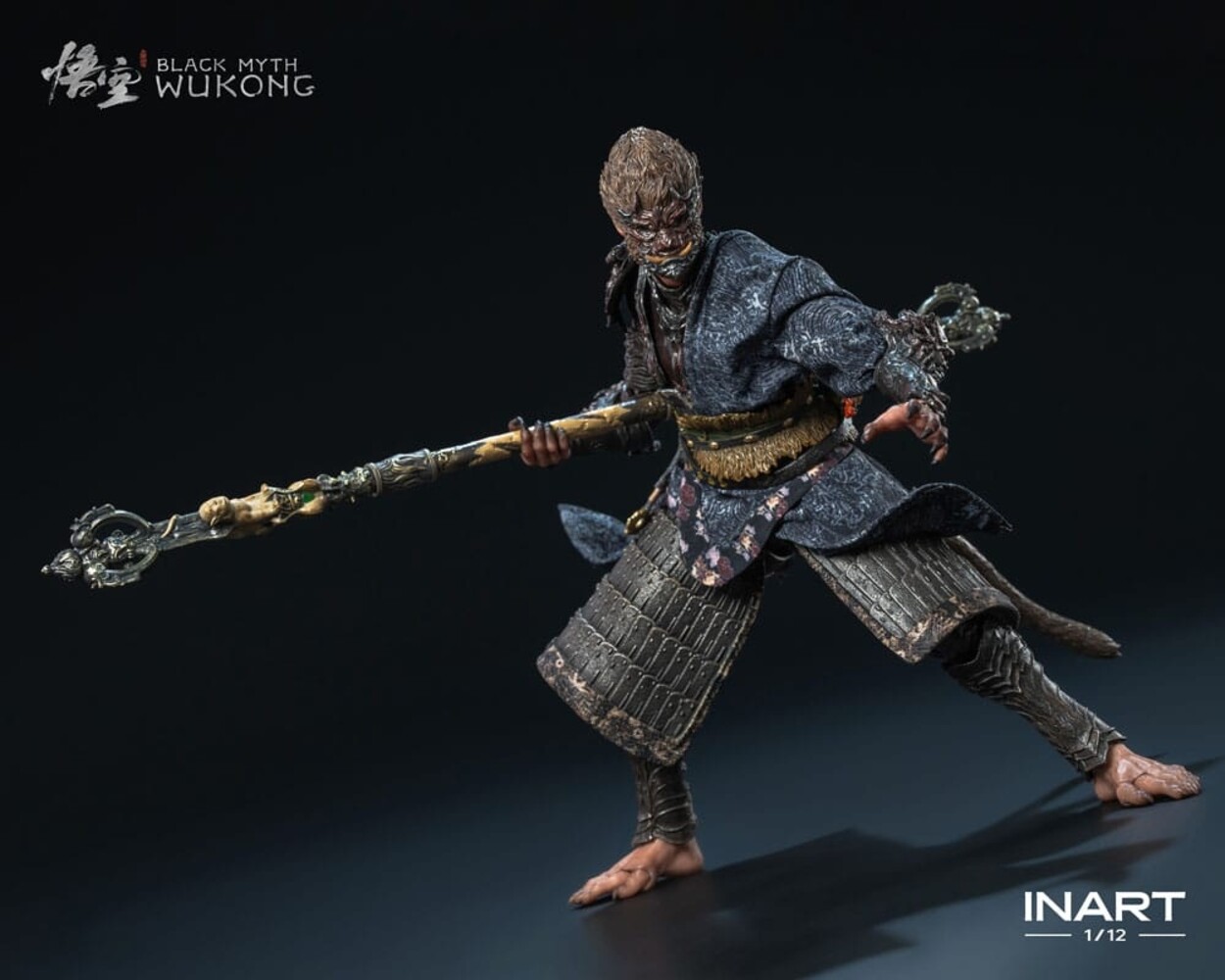 Inart Black Myth: Wukong Action Figure 1/12 The Destined One in the Bronze Armor Set Deluxe Ver. 16 cm Inart Black Myth: Wukong Action Figure 1/12 The Destined One in the Bronze Armor Set Deluxe Ver. 16 cm