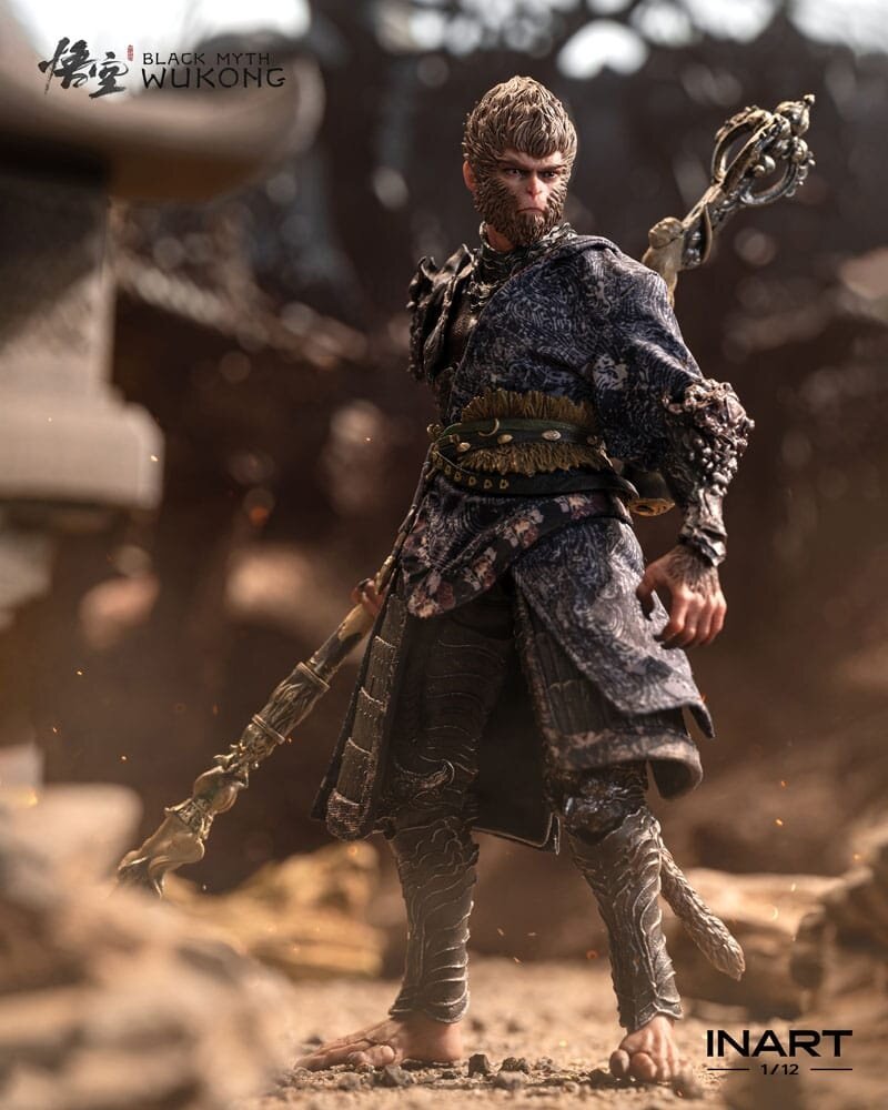 Inart Black Myth: Wukong Action Figure 1/12 The Destined One in the Bronze Armor Set Deluxe Ver. 16 cm Inart Black Myth: Wukong Action Figure 1/12 The Destined One in the Bronze Armor Set Deluxe Ver. 16 cm