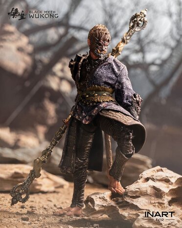 Inart Black Myth: Wukong Action Figure 1/12 The Destined One in the Bronze Armor Set Standard Ver. 16 cm Inart Black Myth: Wukong Action Figure 1/12 The Destined One in the Bronze Armor Set Standard Ver. 16 cm