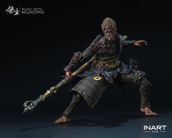 Inart Black Myth: Wukong Action Figure 1/12 The Destined One in the Bronze Armor Set Standard Ver. 16 cm Inart Black Myth: Wukong Action Figure 1/12 The Destined One in the Bronze Armor Set Standard Ver. 16 cm