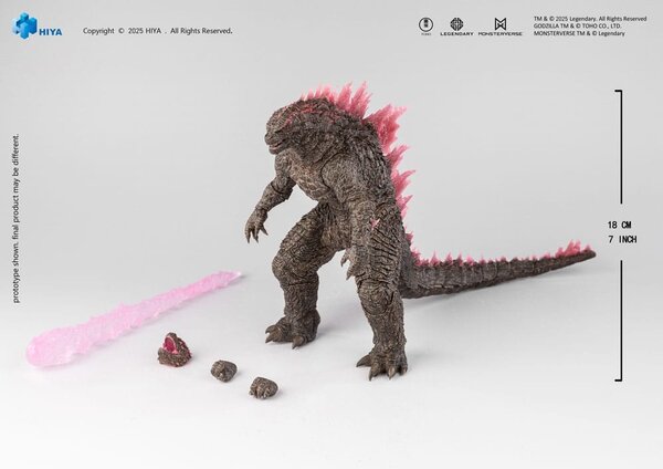 Hiya Toys Godzilla x Kong The New Empire Exquisite Basic Action Figure Heat Ray Godzilla Evolved Ver. 18 cm Hiya Toys Godzilla x Kong The New Empire Exquisite Basic Action Figure Heat Ray Godzilla Evolved Ver. 18 cm