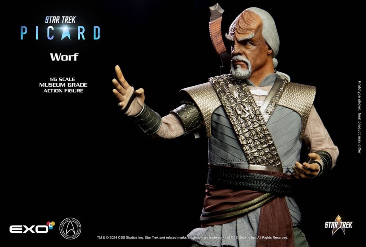 EXO-6 Star Trek: Picard Action Figure 1/6 Worf 30 cm EXO-6 Star Trek: Picard Action Figure 1/6 Worf 30 cm