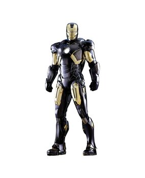 Hot Toys Marvel's The Avengers Diecast Action Figure 1/6 Iron Man Mark VII (Black & Gold Version) 32 cm