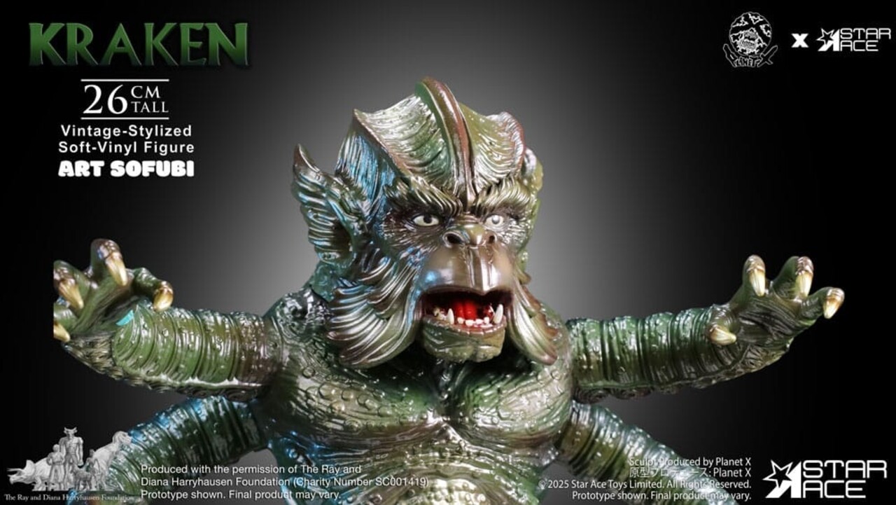 Star Ace Toys Clash of the Titans Soft Vinyl Statue The Kraken Vintage Style 25 cm Star Ace Toys Clash of the Titans Soft Vinyl Statue The Kraken Vintage Style 25 cm