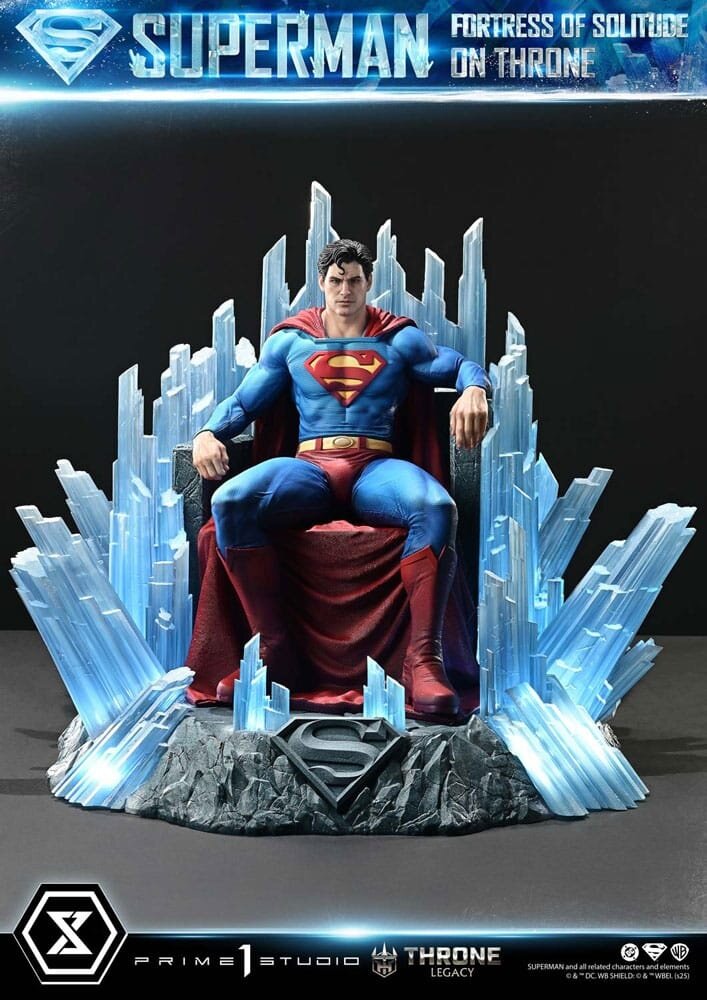 Prime 1 Studio DC Comics Throne Legacy Collection Statue Statue 1/4 Superman Fortress of Solitude on Throne (Design by Gabriele Dell'Otto) 52 cm Prime 1 Studio DC Comics Throne Legacy Collection Statue Statue 1/4 Superman Fortress of Solitude on Throne (Design by Gabriele Dell'Otto) 52 cm