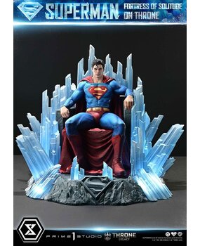 Prime 1 Studio DC Comics Throne Legacy Collection Statue Statue 1/4 Superman Fortress of Solitude on Throne (Design by Gabriele Dell'Otto) 52 cm Prime 1 Studio DC Comics Throne Legacy Collection Statue Statue 1/4 Superman Fortress of Solitude on Throne (Design by Gabriele Dell'Otto) 52 cm