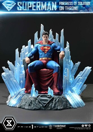 Prime 1 Studio DC Comics Throne Legacy Collection Statue Statue 1/4 Superman Fortress of Solitude on Throne (Design by Gabriele Dell'Otto) 52 cm Prime 1 Studio DC Comics Throne Legacy Collection Statue Statue 1/4 Superman Fortress of Solitude on Throne (Design by Gabriele Dell'Otto) 52 cm
