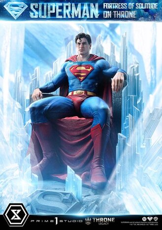 Prime 1 Studio DC Comics Throne Legacy Collection Statue Statue 1/4 Superman Fortress of Solitude on Throne (Design by Gabriele Dell'Otto) 52 cm Prime 1 Studio DC Comics Throne Legacy Collection Statue Statue 1/4 Superman Fortress of Solitude on Throne (Design by Gabriele Dell'Otto) 52 cm