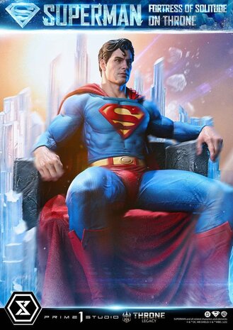 Prime 1 Studio DC Comics Throne Legacy Collection Statue Statue 1/4 Superman Fortress of Solitude on Throne (Design by Gabriele Dell'Otto) 52 cm Prime 1 Studio DC Comics Throne Legacy Collection Statue Statue 1/4 Superman Fortress of Solitude on Throne (Design by Gabriele Dell'Otto) 52 cm