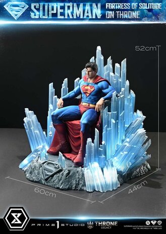 Prime 1 Studio DC Comics Throne Legacy Collection Statue Statue 1/4 Superman Fortress of Solitude on Throne (Design by Gabriele Dell'Otto) 52 cm Prime 1 Studio DC Comics Throne Legacy Collection Statue Statue 1/4 Superman Fortress of Solitude on Throne (Design by Gabriele Dell'Otto) 52 cm