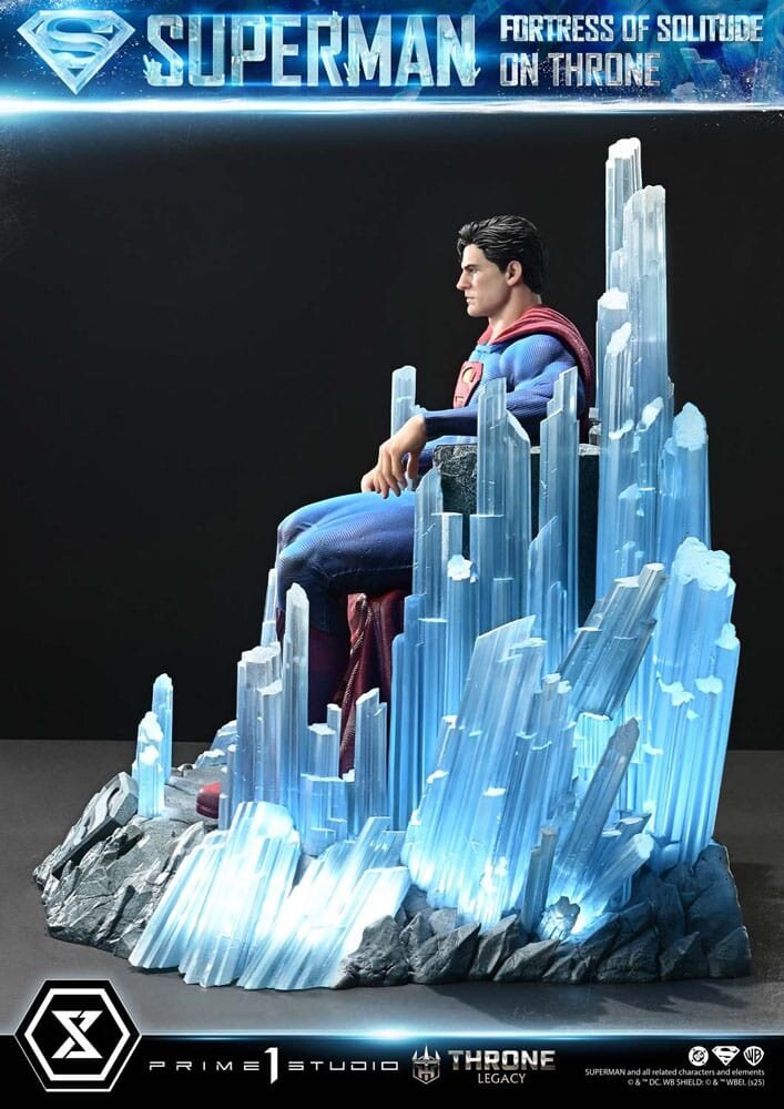 Prime 1 Studio DC Comics Throne Legacy Collection Statue Statue 1/4 Superman Fortress of Solitude on Throne (Design by Gabriele Dell'Otto) 52 cm Prime 1 Studio DC Comics Throne Legacy Collection Statue Statue 1/4 Superman Fortress of Solitude on Throne (Design by Gabriele Dell'Otto) 52 cm