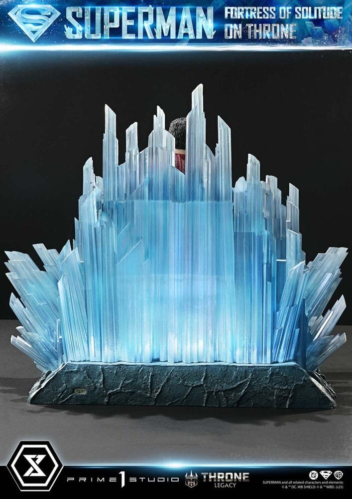 Prime 1 Studio DC Comics Throne Legacy Collection Statue Statue 1/4 Superman Fortress of Solitude on Throne (Design by Gabriele Dell'Otto) 52 cm Prime 1 Studio DC Comics Throne Legacy Collection Statue Statue 1/4 Superman Fortress of Solitude on Throne (Design by Gabriele Dell'Otto) 52 cm