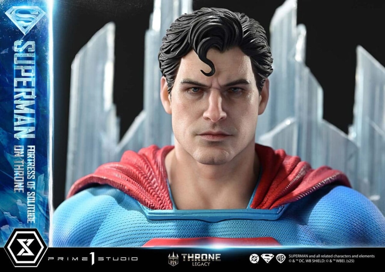 Prime 1 Studio DC Comics Throne Legacy Collection Statue Statue 1/4 Superman Fortress of Solitude on Throne (Design by Gabriele Dell'Otto) 52 cm Prime 1 Studio DC Comics Throne Legacy Collection Statue Statue 1/4 Superman Fortress of Solitude on Throne (Design by Gabriele Dell'Otto) 52 cm