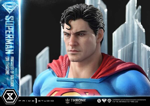 Prime 1 Studio DC Comics Throne Legacy Collection Statue Statue 1/4 Superman Fortress of Solitude on Throne (Design by Gabriele Dell'Otto) 52 cm Prime 1 Studio DC Comics Throne Legacy Collection Statue Statue 1/4 Superman Fortress of Solitude on Throne (Design by Gabriele Dell'Otto) 52 cm