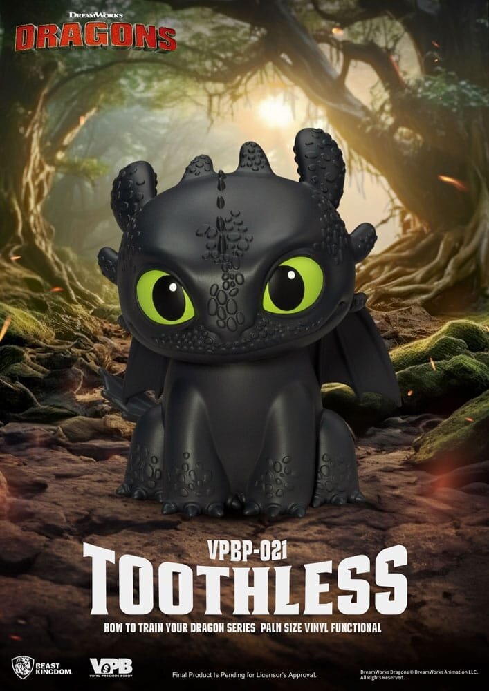 Beast Kingdom How to Train Your Dragon Piggy Vinyl Bank Toothless 12 cm Beast Kingdom How to Train Your Dragon Piggy Vinyl Bank Toothless 12 cm
